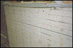 Example of in situ cast concrete showing expanded metal formwork