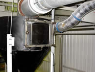 Pneumatic transfer system pipe ringing