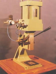 Pneumatic squeeze press