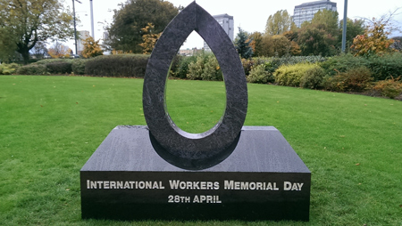 Workers Memorial statue